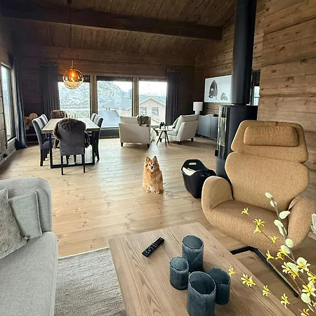 Ferienhaus Log With Inout At