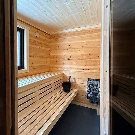 Ferienhaus Log With Inout At *